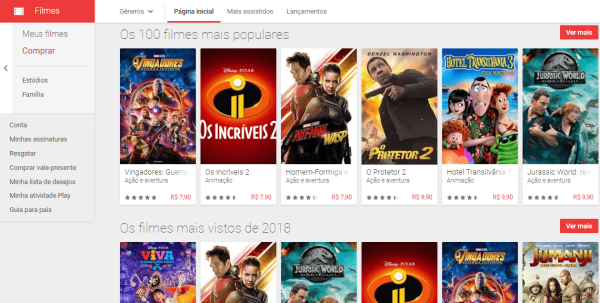 Google Play Store e Gift Cards