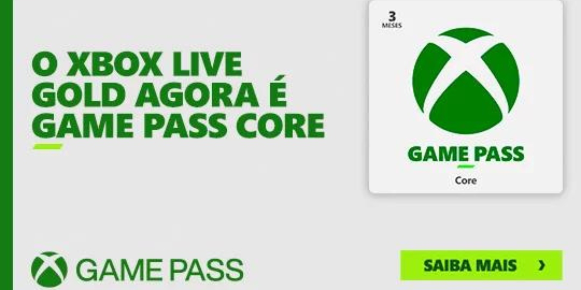 Game Pass Core: substituto do Xbox Live Gold anuncia lista