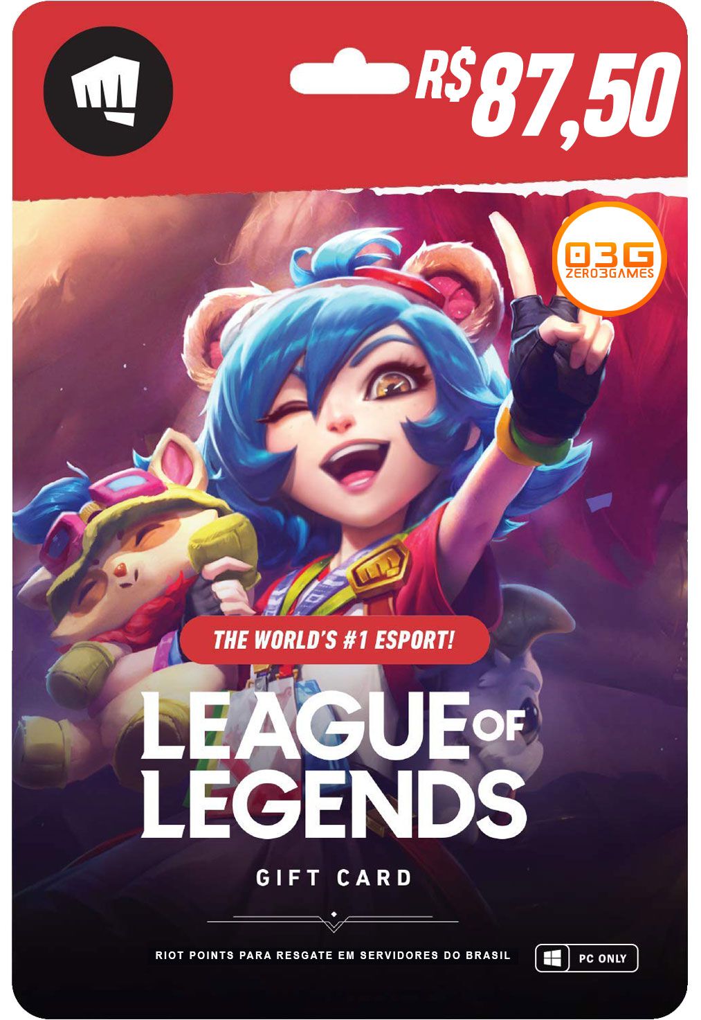 Comprar Cartao League Of Legends 5000 Riot Points Zero3games - cartão de robux