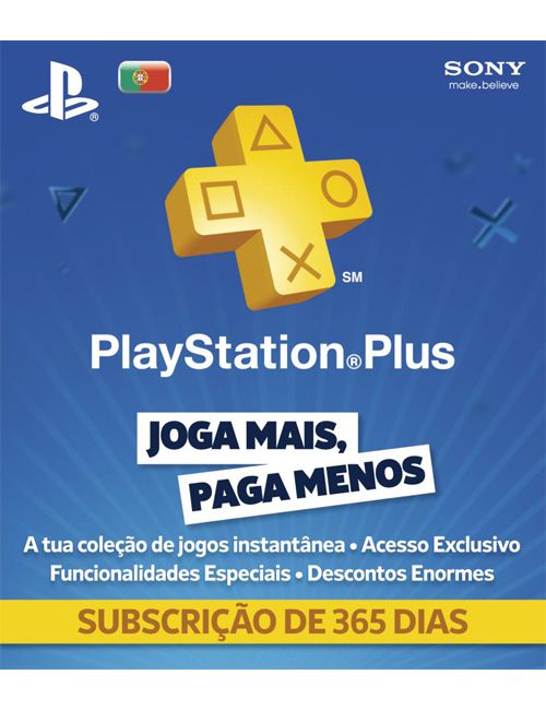 Cartão Playstation Plus 12 Meses Brasil : : Games e