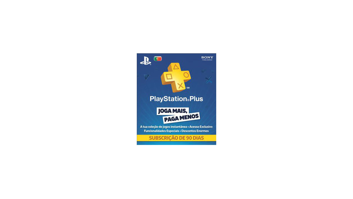 PlayStation Network PSN Plus 3 Meses Portugal