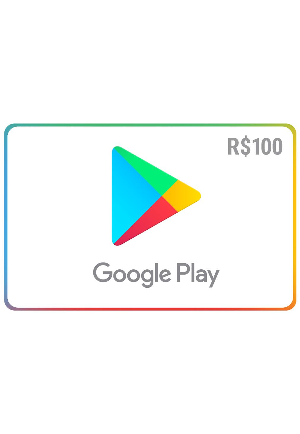 Cartão Google Play R$ 100 Reais