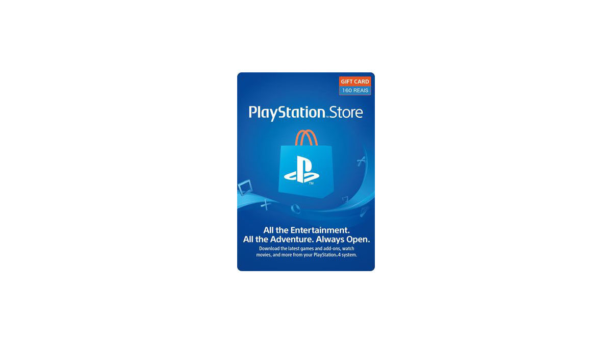 Gift Card Playstation Cartao Psn Br R$ 80 Reais