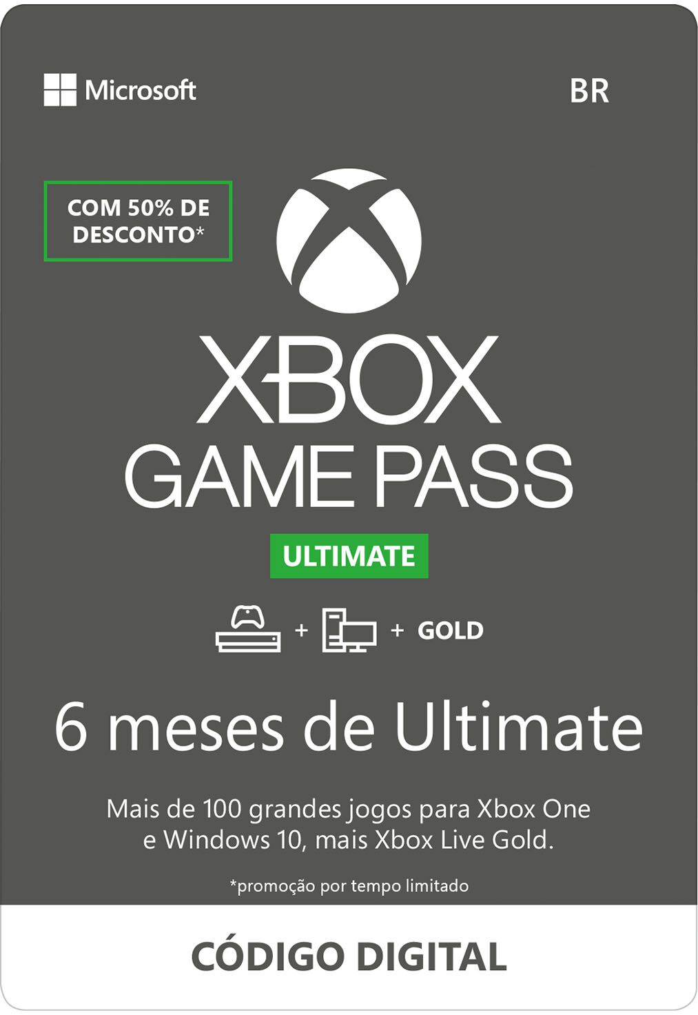 game pass ultimate 1 ano ou 6 meses , economize ate 200 reais 