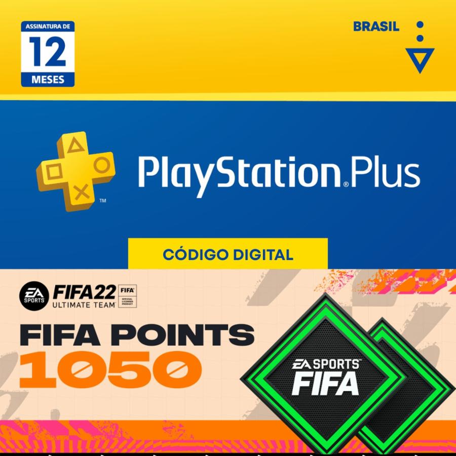 Cartão Playstation Plus 12 Meses Brasil : : Games e