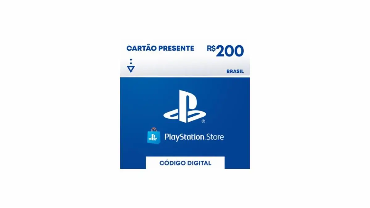 Comprar Cartão PSN 200 Reais Playstation Network Brasil