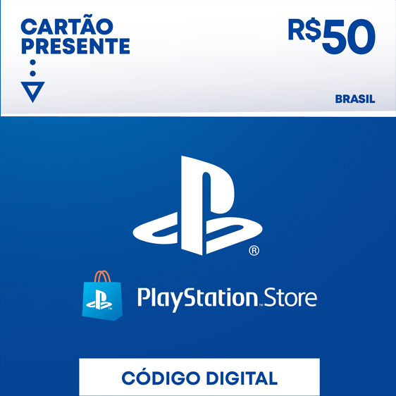 Gift Card Psn 50 Reais Brasil - Código Digital - Playce - Games & Gift Cards  