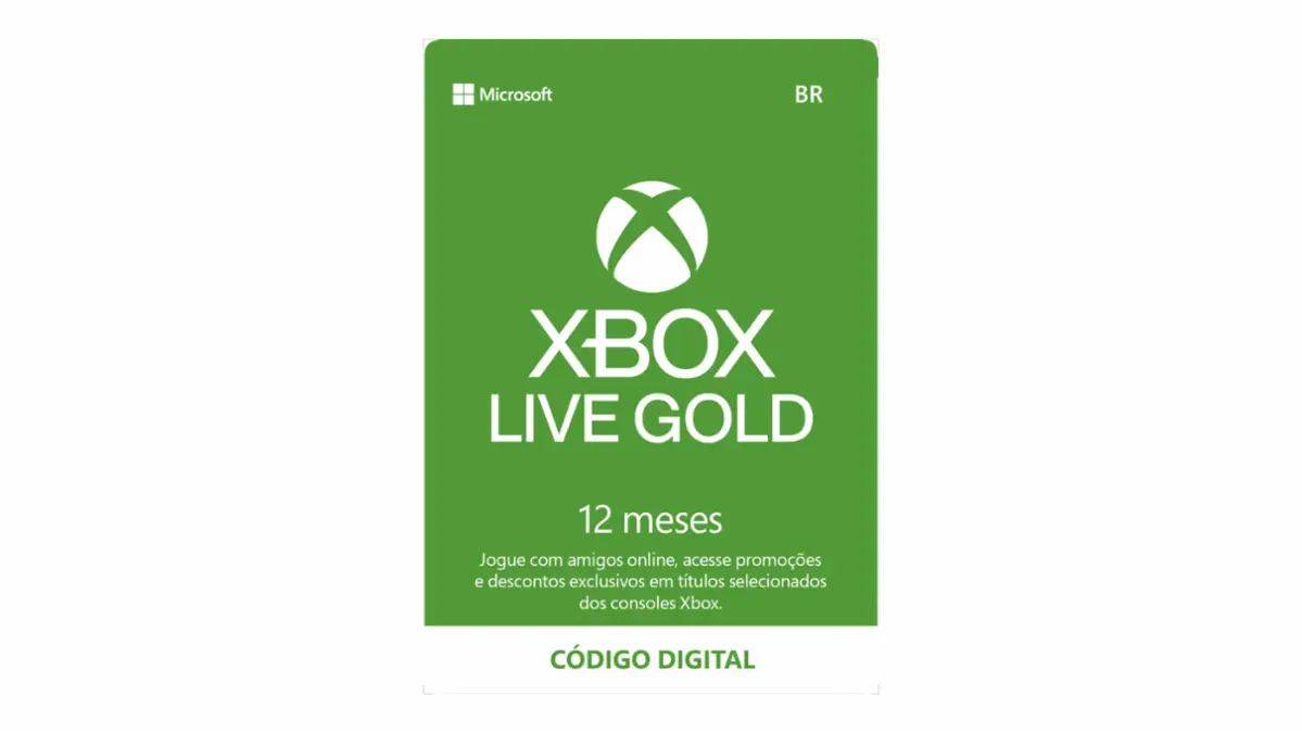 Xbox Live Gold +Xbox Game Pass 12 Meses - DFG