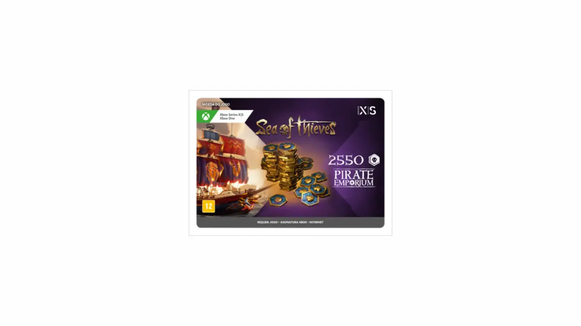 Download Xbox Sea of Thieves Captains Ancient Coin Pack 2550 Coins