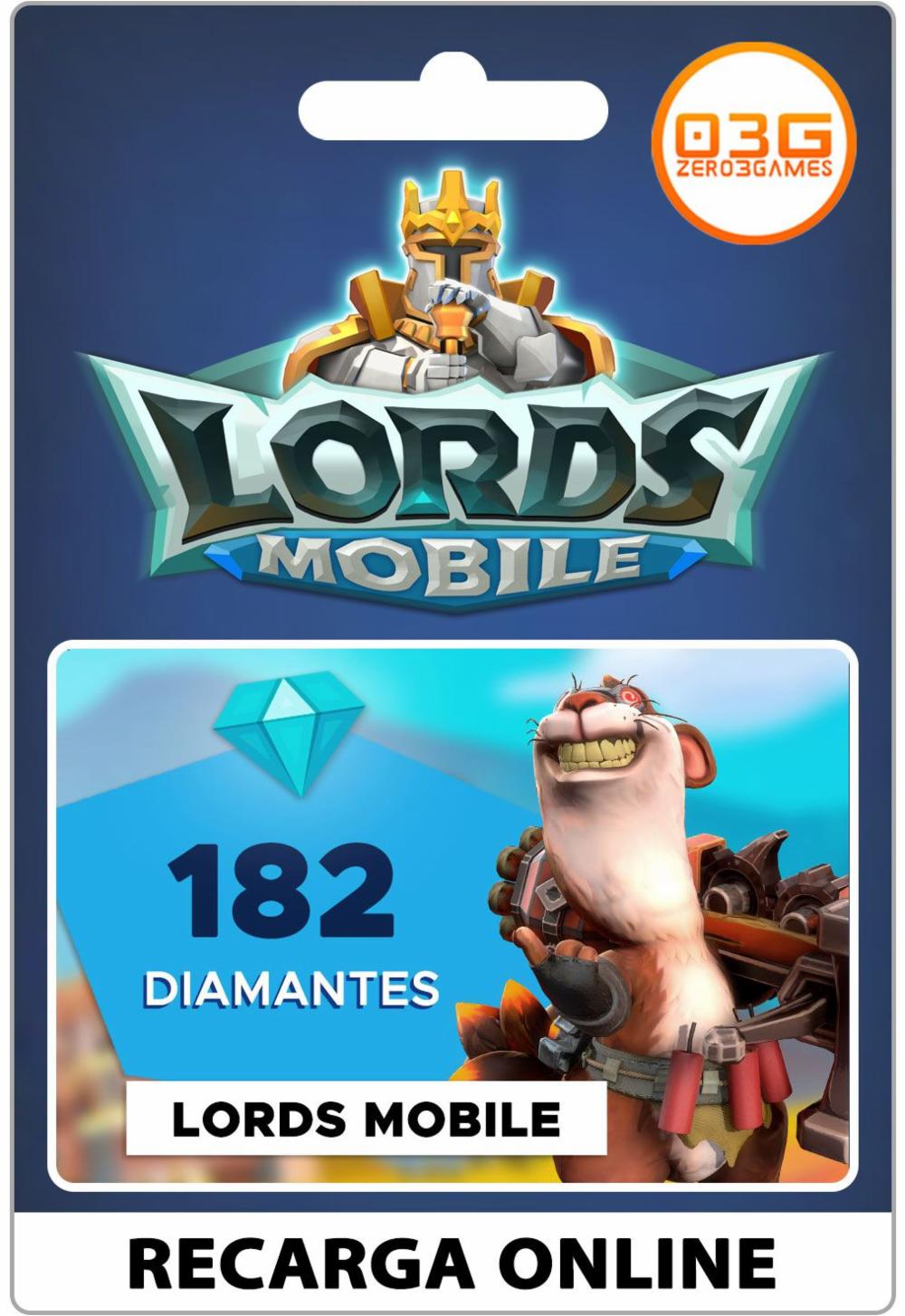 182 Diamantes - Lords Mobile - Lords Mobile - GGMAX
