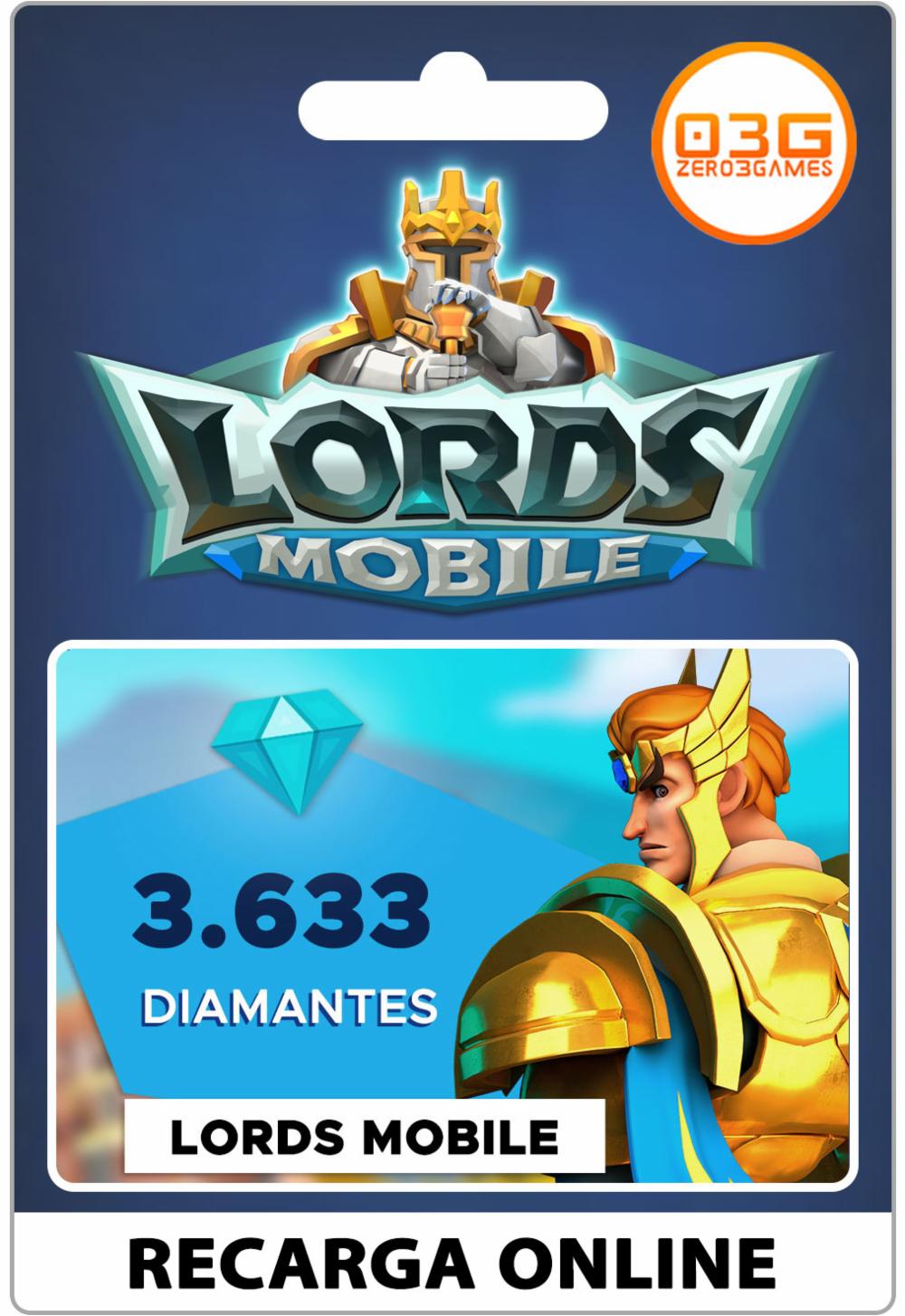 Comprar Diamantes 2099 Lords mobile