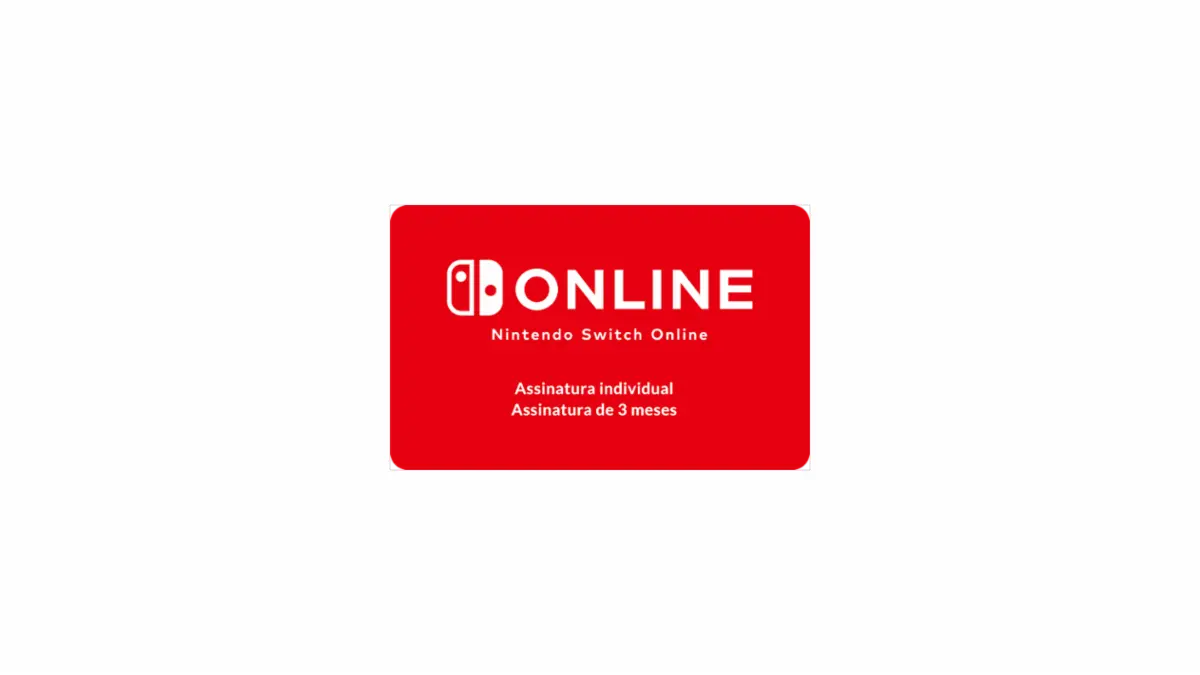 Cartão Nintendo Switch Online 3 Meses - Conta Brasil - GCM Games